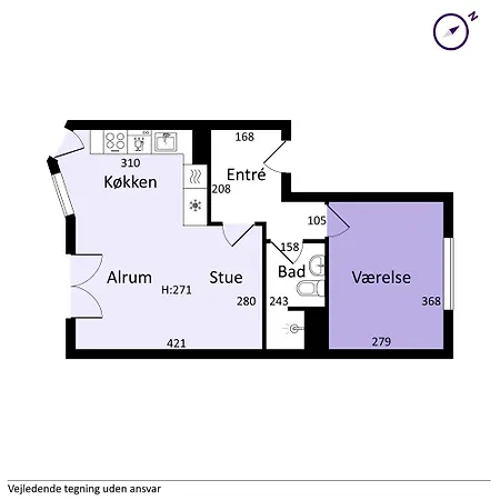 Apartment Nyistandsat 1br Lejlighed I Hjertet Af Norrebro *